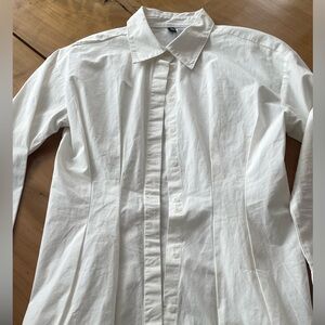 Divided H&M Ivory Collared Shirt